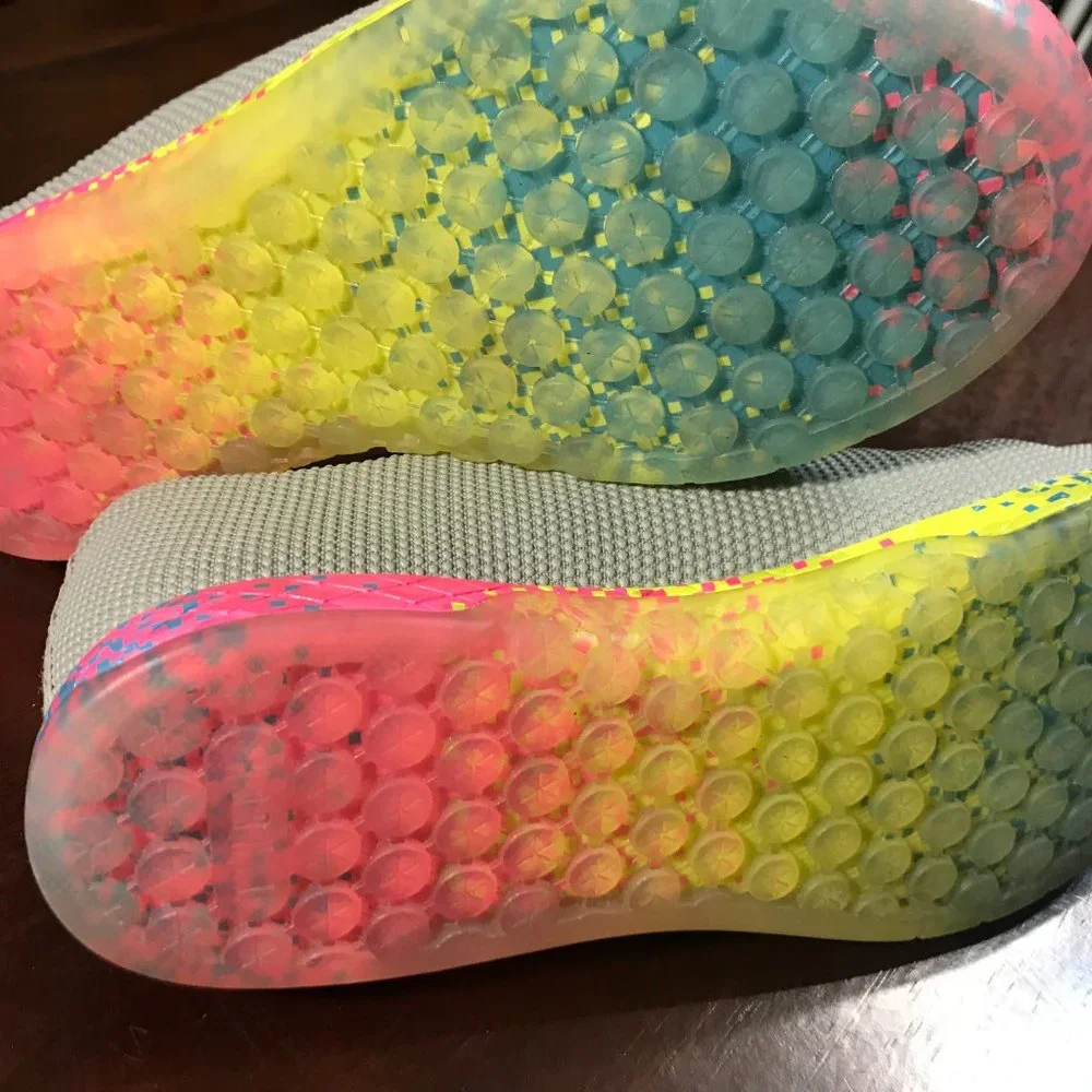 NOBULL Gray Low-Top Trainers with Neon Gradient Sole